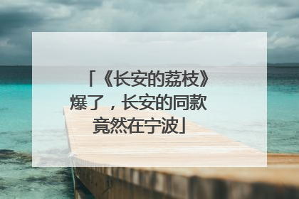 《长安的荔枝》爆了，长安的同款竟然在宁波