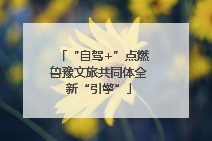 “自驾+”点燃鲁豫文旅共同体全新“引擎”