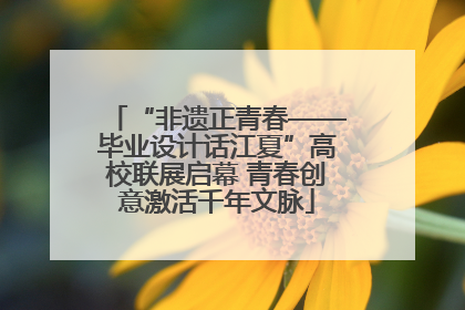 “非遗正青春——毕业设计话江夏”高校联展启幕 青春创意激活千年文脉