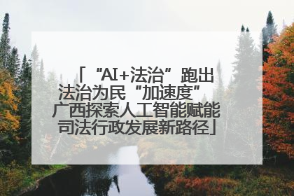“AI+法治”跑出法治为民“加速度” 广西探索人工智能赋能司法行政发展新路径