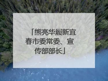 熊亮华履新宜春市委常委、宣传部部长
