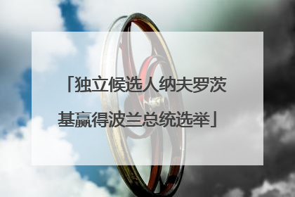 独立候选人纳夫罗茨基赢得波兰总统选举