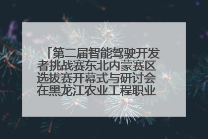 第二届智能驾驶开发者挑战赛东北内蒙赛区选拔赛开幕式与研讨会在黑龙江农业工程职业学院成功举行