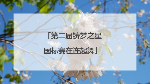 第二届铸梦之星国标赛在连起舞