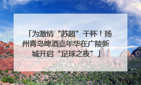 为激情“苏超”干杯！扬州青岛啤酒嘉年华在广陵新城开启“足球之夜”