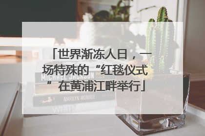 世界渐冻人日，一场特殊的“红毯仪式”在黄浦江畔举行