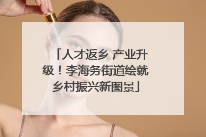 人才返乡 产业升级！李海务街道绘就乡村振兴新图景