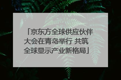 京东方全球供应伙伴大会在青岛举行 共筑全球显示产业新格局