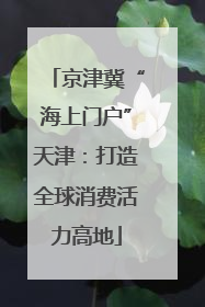 京津冀“海上门户”天津：打造全球消费活力高地