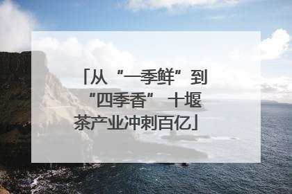 从“一季鲜”到“四季香” 十堰茶产业冲刺百亿