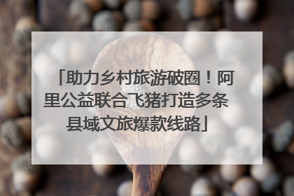 助力乡村旅游破圈！阿里公益联合飞猪打造多条县域文旅爆款线路