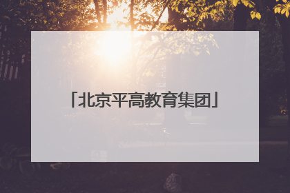 北京平高教育集团