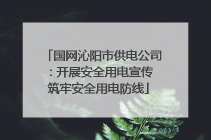 国网沁阳市供电公司：开展安全用电宣传 筑牢安全用电防线