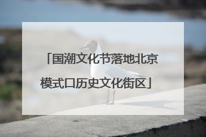 国潮文化节落地北京模式口历史文化街区