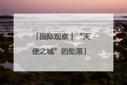国际观察｜“天使之城”的坠落