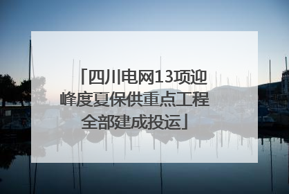 四川电网13项迎峰度夏保供重点工程全部建成投运
