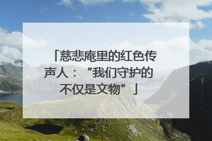 慈悲庵里的红色传声人：“我们守护的不仅是文物”