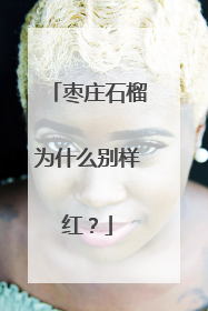 枣庄石榴为什么别样红？