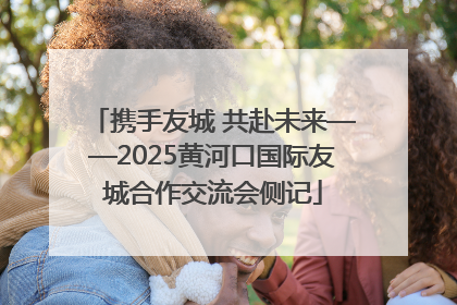 携手友城 共赴未来——2025黄河口国际友城合作交流会侧记