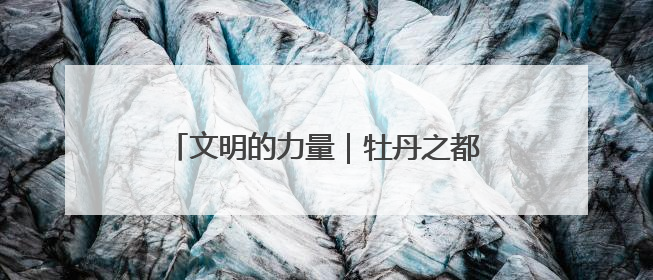 文明的力量｜牡丹之都吹拂文明新风——山东菏泽文明创建一线见闻