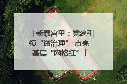 新泰宫里：党建引领“微治理” 点亮基层“网格红”