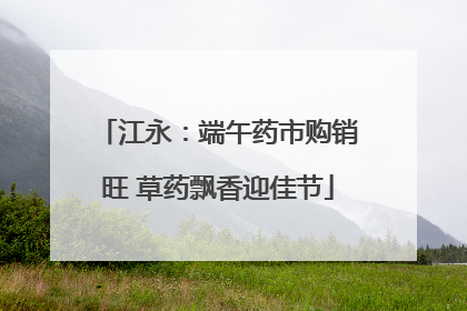 江永：端午药市购销旺 草药飘香迎佳节