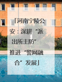 河南宁陵公安：深耕“派出所主防” 推进“警网融合”发展