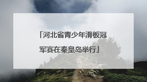 河北省青少年滑板冠军赛在秦皇岛举行