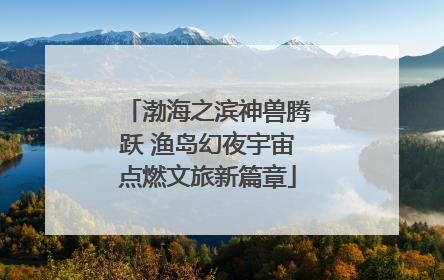 渤海之滨神兽腾跃 渔岛幻夜宇宙点燃文旅新篇章