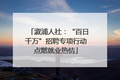 溆浦人社：“百日千万”招聘专项行动点燃就业热情