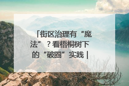 街区治理有“魔法”？看梧桐树下的“破圈”实践｜我在街区当书记