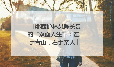 郧西护林员陈长贵的“双面人生”：左手青山，右手亲人