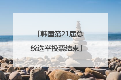 韩国第21届总统选举投票结束