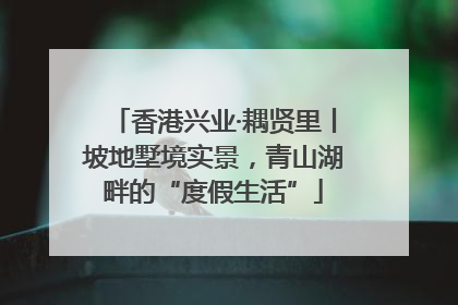 香港兴业·耦贤里丨坡地墅境实景，青山湖畔的“度假生活”