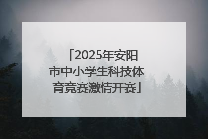 2025年安阳市中小学生科技体育竞赛激情开赛