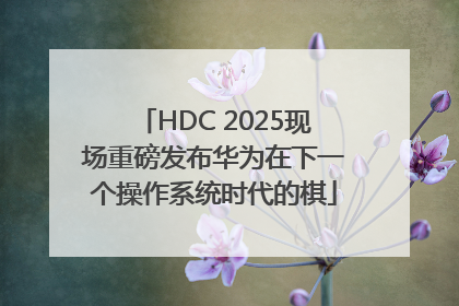HDC 2025现场重磅发布华为在下一个操作系统时代的棋